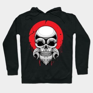 Demon Skull Bloody Moon Hoodie